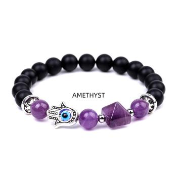 Handgemachtes Armband Schutz- & Energiearmband mit Amethyst