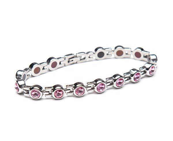 TBands Luxe Serie lush mit pinken Edelsteinen silber